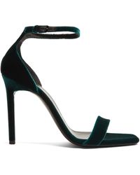 saint laurent green heels
